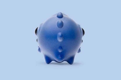 The back side of Zepps' resin sculpture Blue MoonBeast