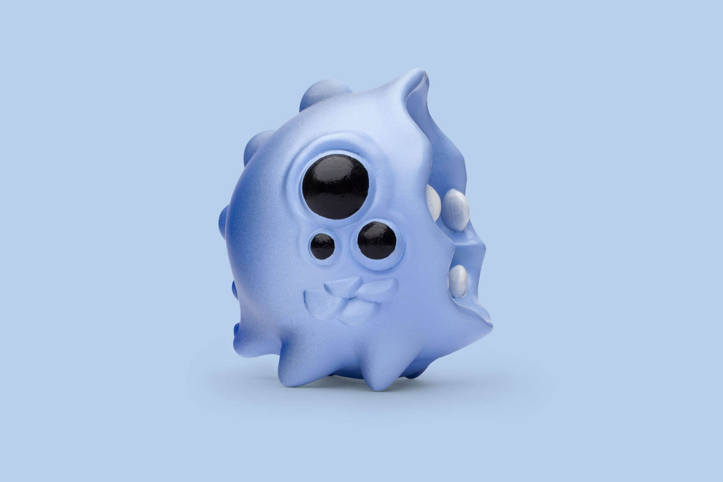The right side of Zepps' resin sculpture Blue MoonBeast