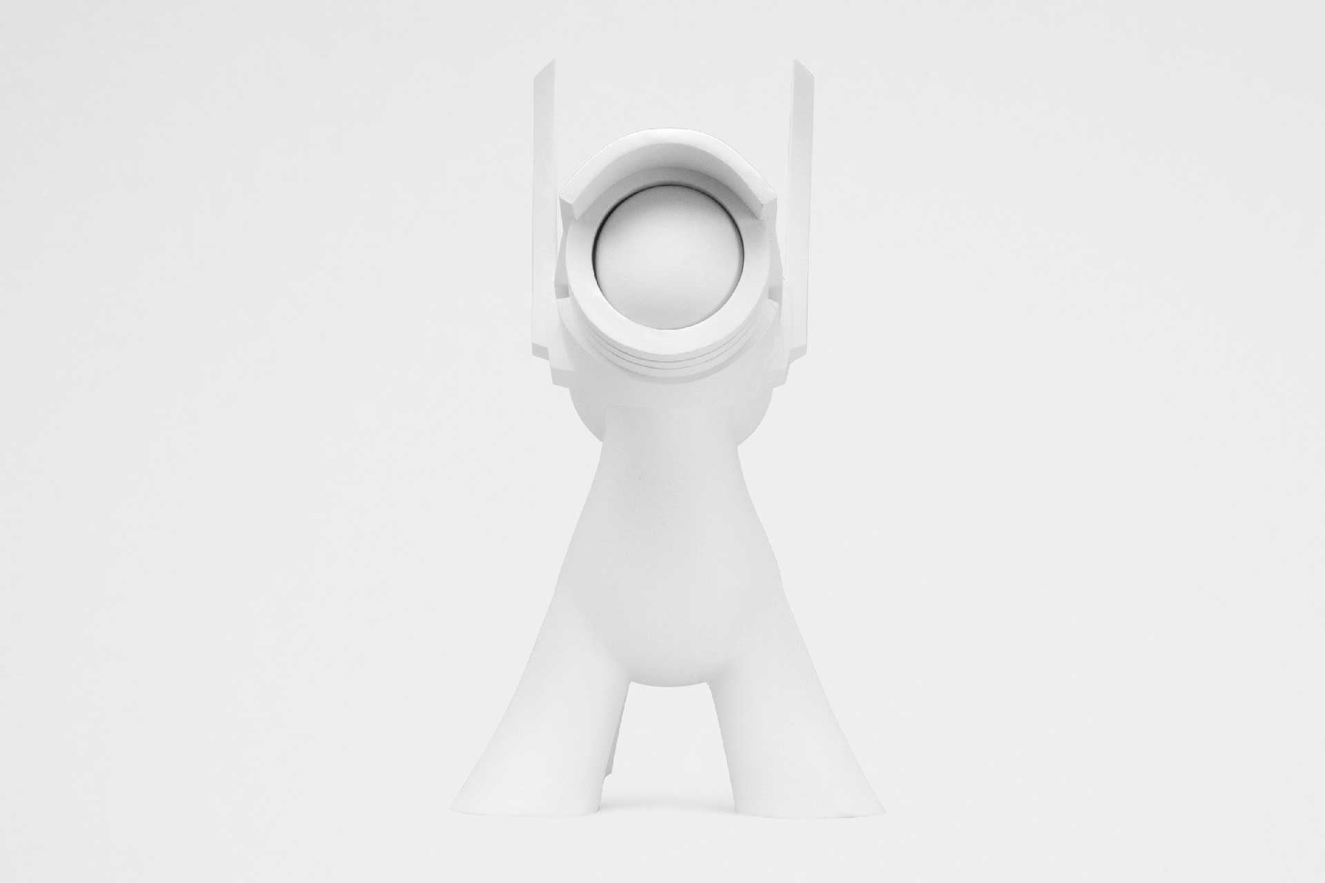 The front side of Zepps' resin sculpture WatchDog